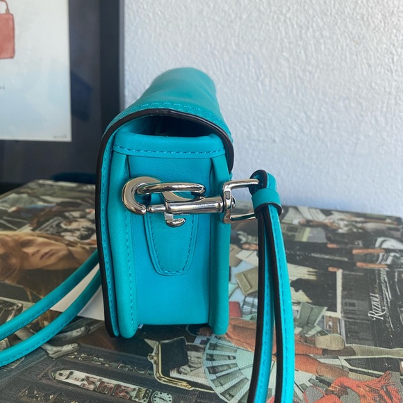 Coach Legacy Penny Turquoise Crossbody Bag - Picture 3 of 9